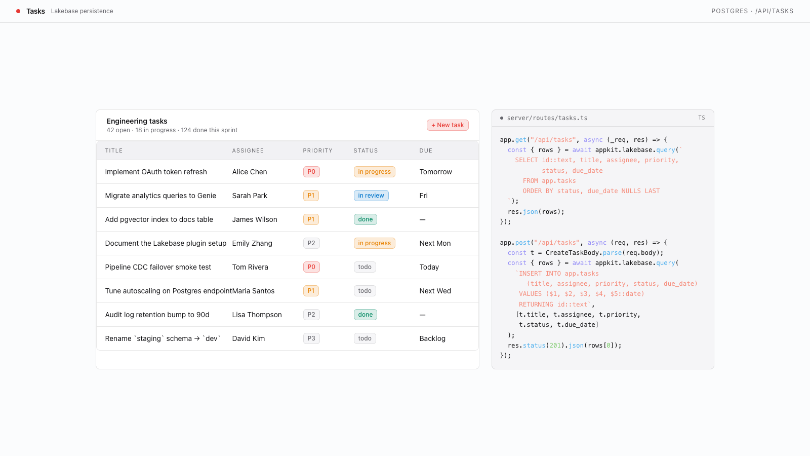 Lakebase Data Persistence preview