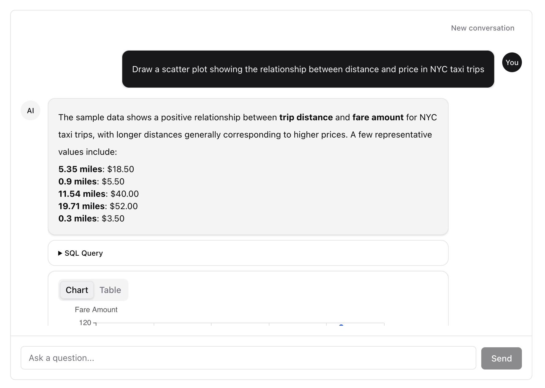 GenieChat component
